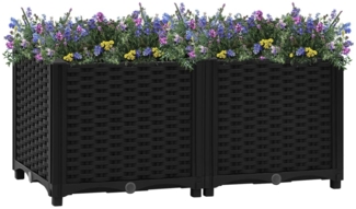 vidaXL Hochbeet 80x40x38 cm Polypropylen 316531