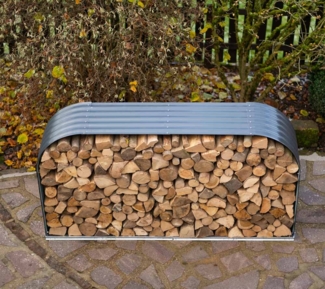 Westmann Stahl Kaminholzregal Hajo | Anthrazit |