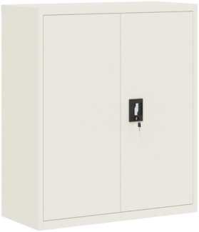 vidaXL Aktenschrank Weiß 90x40x105 cm Stahl 339736
