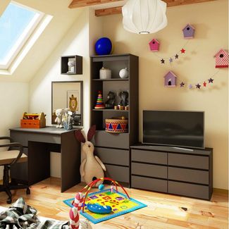 Raumhirsch Furniture Kommode Elegantes Design Sideboard - Pflegeleichte Kommode - 6 Schubladen, (viele Farbvarianten - Maße: 100 x 57 x 35 cm) - Hochwertig & stabil