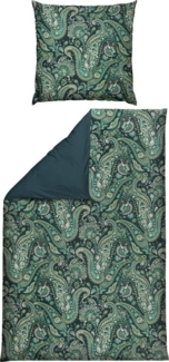 REDBEST Bettwäsche Bettwäsche, Mako-Satin, Satin Paisley