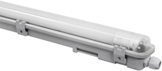 LED Feuchtraumleuchte McShine ''FL-12'', IP65, 2.400 lm, 4000K, 150cm, neutralweiß
