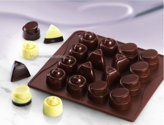 Dr. Oetker - Schokoladenform Classic (02467) Pralinenform Silikonform Confiserie