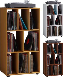 VCM Standregal Schallplattenregal Raumteiler LP Schaltino