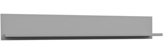 AX LIVING Bücher Regal „Palmano P1” – 130 cm breit, Stilvolles Grau