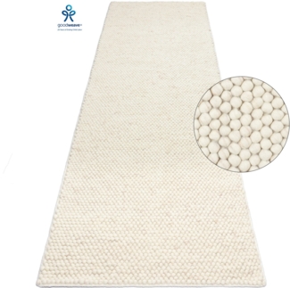 LeGer Home by Lena Gercke Läufer Ainhoa, Wolle, rechteckig, Höhe: 14 mm, handgewebt, Handweb Teppiche, Wohnzimmer, Schlafzimmer, Esszimmer