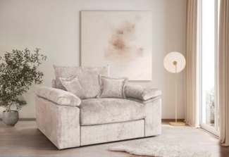Home affaire XXL-Sessel Soft&Cosy, B: 151 cm, Mega-Sessel, Cord oder Chenille-Struktur,mit 2 Zierkissen