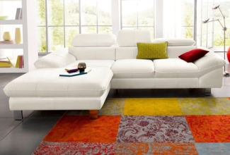 COTTA Ecksofa Driver L-Form, mit Kopfteilverstellung, wahlweise mit Bettfunktion und Bettkasten