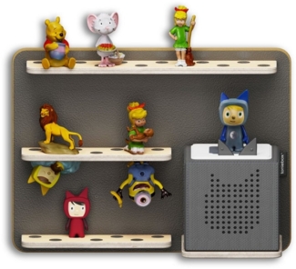 Holzura Kinderregal Regal für Toniebox, Aufbewahrung für Toniefiguren