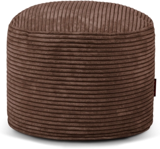 Sitzsack ‘Mini‘, Bezugstoff - Waves, 100% Polyester, Chocolate, 30x40x40 cm cm.