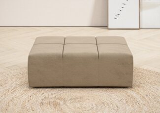 INOSIGN Polsterhocker Ancona, passend zur "Ancona"-Polsterserie, auch in Cord + Easy Care