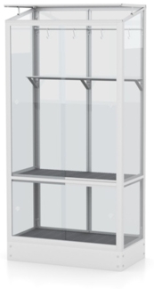 Vitavia Balkongewächshaus Polis 350 ESG, inkl. Stahlfundament