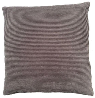 Sehlbach Cord Kissen silbergrau 45 x 45 cm