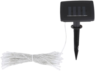 Solarleuchte Lichterkette, 120x LED, L 2000 cm