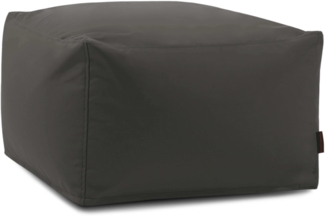 Sitzsack ‘Softbox‘, Bezugstoff - Colorin, 100% Olefin, dark Grey, 40x70x70 cm.