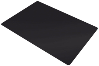 Home Collective Bodenschutzmatte Hochwertige Schutzmatte 140 x 100 cm, Bodenschutz, Perfekt für den Heimgebrauch, Kratzfest: Matte, leicht zu reinigen - Schwarz