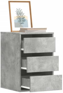 vidaXL Kommode Betongrau 40x41x58 cm Holzwerkstoff 852837