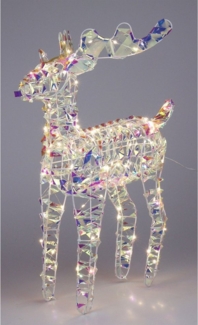 LED Rentier 100 LEDs warmweiß Weihnachtsbeleuchtung Innen Batterie