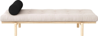 Karup Design Futonsofa Next Daybed Cord , Gestell Natur, Matratze Ivory