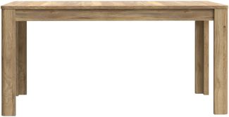 Kulissen-Esstisch >BREATHTAKER< ausziehbar 206,6cm, Mauvella Eiche Dekor - 160/206,6x72,7x90,4 (BxHxT)