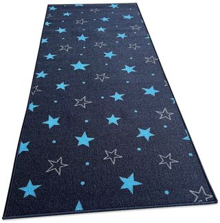 Karat Kinderteppich Teppichläufer Dots&Stars, Robust und Pflegeleicht, In zwei Designs