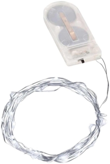 2x 30er LED Lichterkette Set Batteriekette Kupferkabel Wasser Beleuchtung Deko weiß