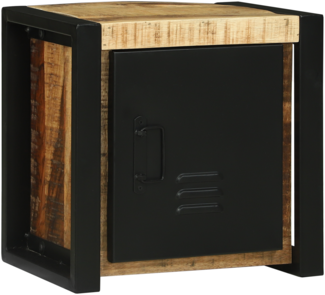 vidaXL Badezimmer-Wandschrank 40 x 30 x 40 cm Massivholz Grobe Mango 4013615