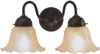 Wandleuchte A19-09ch Antikes Finish