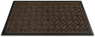 Wecon home Fußmatte Midnight Mosaic, rechteckig, Höhe: 4 mm, pflegeleicht, rutschfest, Ornamente, Innen & Außen, Schmutzfangmatte