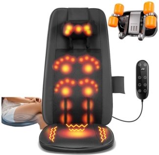 oyajia Massagesessel Massagesitzauflage mit Wärme mit 5 Modi&3 variable Massageintensitäten