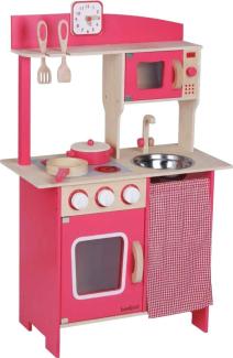 Spielzeug Beeboo Holzküche pink. mit Zubehör