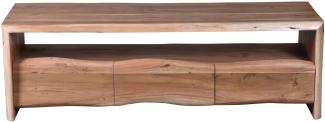 Lowboard Albera Akazie Kommode Sideboard TV Fernseher Hifi Wohnzimmer Schrank