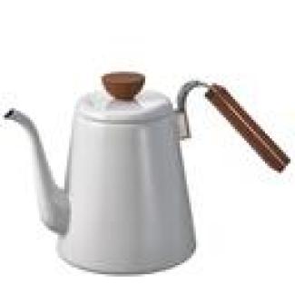 Hario BDK-80-W, Pod coffee maker, 0,8 l, Weiß, Edelstahl, Holz, Bona, 280 mm