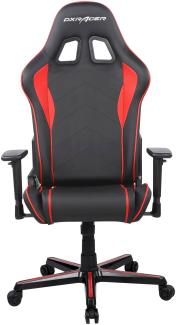 DXRacer 'OH-PG08' Gamingstuhl, Kunstleder schwarz/rot, (126-136) x 46 x 70 cm