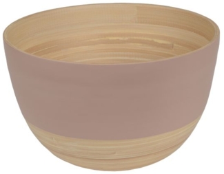 albert L. Bambus Schüssel 22x14 cm puder