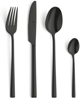 Paul Wirths VIVENDI Besteckset 24-teilig PVD schwarz hochglanzpoliert