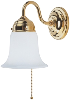 Wandleuchte A8-01op Messing Poliert