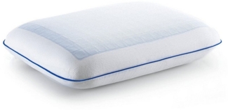 Nordic Schiller Gelschaumkopfkissen Klasik Gel Visco, Füllung: Visco-Schaum mit kühlendem Gel-Effekt, Bezug: DRY Touch Funktionsstoff, Seitenschläfer, Rückenschläfer, Einzelkissen, Einzeln vakuumverpackt im Hygienebeutel, Kühlende Gel-Schicht für tiefe...