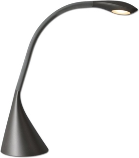 LED Schreibtischleuchte grau Näve Alf 450lm mit USB Port u. Touchdimmer