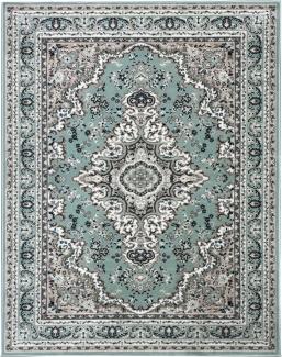 Home affaire Teppich Oriental, rechteckig, Höhe: 7 mm, Orient-Optik, mit Bordüre, Teppich, Kurzflor, Weich, Pflegeleicht