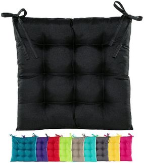 JACK Stuhlkissen JACK Outdoor 38x38 cm Sitzkissen Lounge Kissen Sitzkissen Wasserfest, mit Lotus Effekt, robust, strapazierfähig, für Innen & Außen