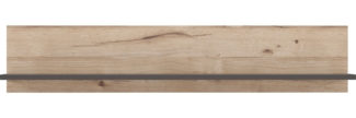 FORTE Como Wandpaneel, Holzwerkstoff, Grau/Braun/Braun, 149,8 x 28,5 x 21,5 cm
