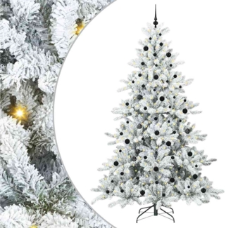 vidaXL Künstlicher klappbarer Weihnachtsbaum 240 cm PVC und Stahl 3397745