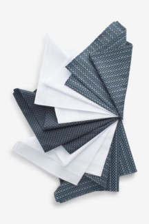 Next Handtücher Taschentücher mit Geo-Blumenmuster, 5er-Pack, (1-St)
