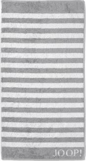 JOOP! Duschtuch - Classic Stripes Frottierkollektion, Walkfrottier Grau 80x150cm