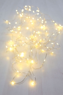 Lichterkette Kupfer, silber, 100x LED, Länge 1020 cm, VENUTO