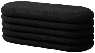 SVITA Sitzbank BLOSSOM XL, Frei im Raum stellbar, Boucle, Sitzbank mit Stauraum, Gepolstert