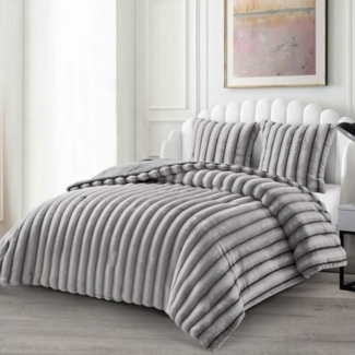 alesvelt Tagesdecke Set Peri Überwurf Decke 3-Teilig 235X250 CM 2 Personen