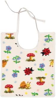 Feiler Kids Frottier Accessoires Pauli Dots weiß|Lätzchen 25x30 cm