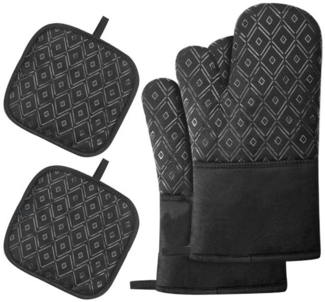 NATICY Topflappen Backofenhandschuhe,Ofenhandschuhe Hitzebestaendig,beträgt 30 x 17 cm